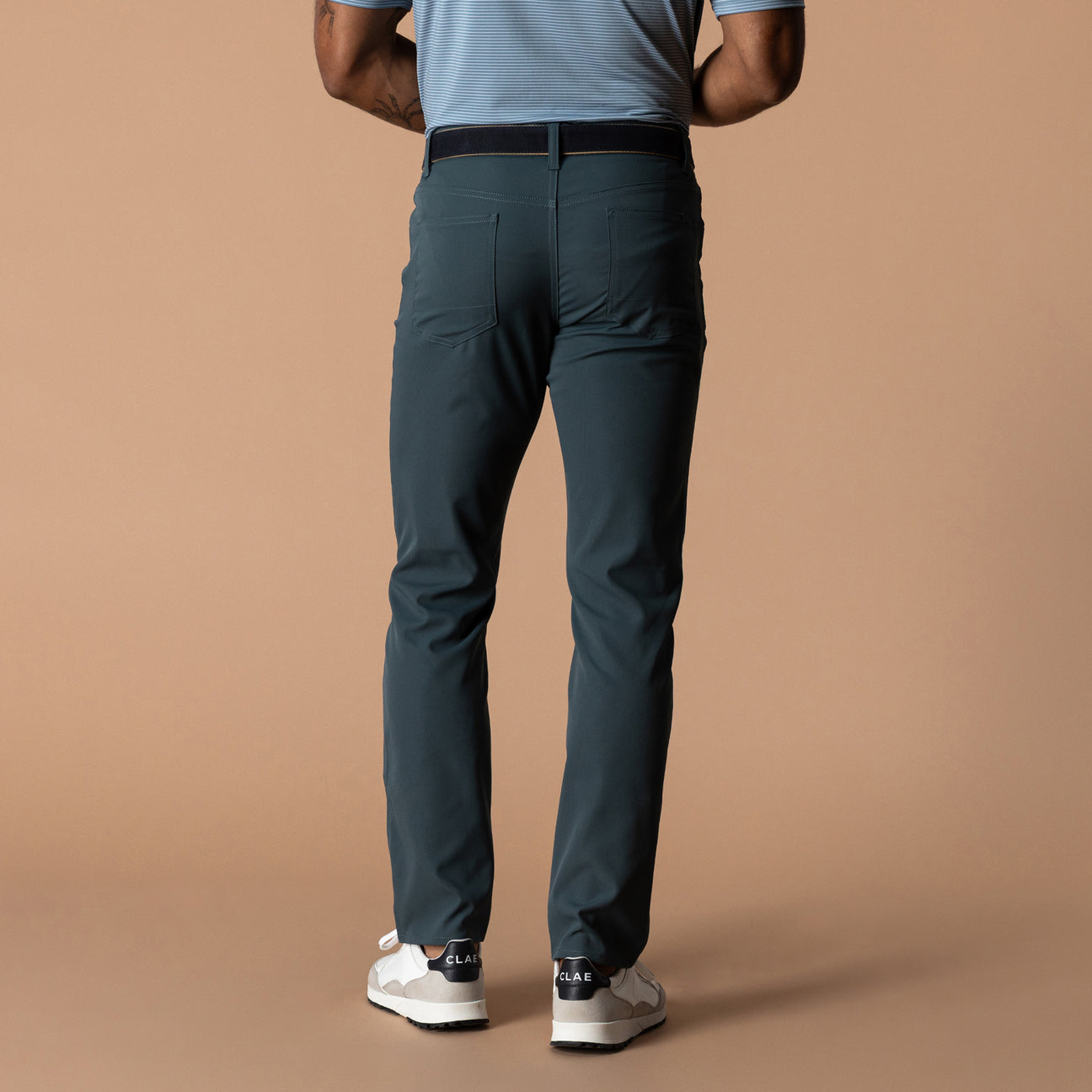 Long Drive Performance Five-Pocket - Graphite Blue