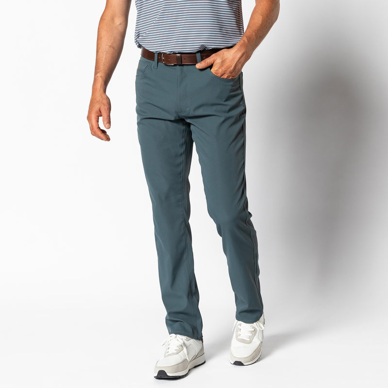 Long Drive Performance Five-Pocket - Graphite Blue