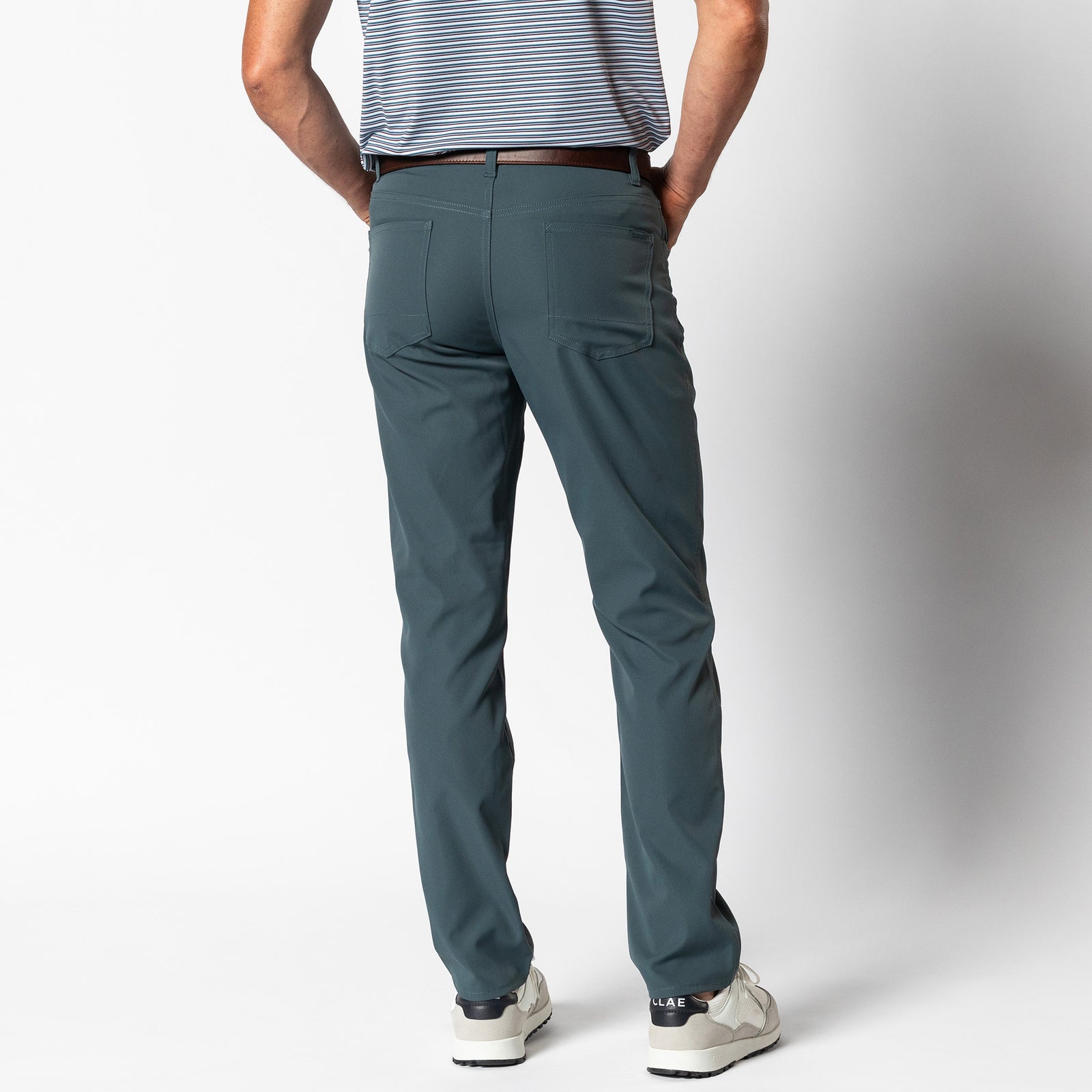 Long Drive Performance Five-Pocket - Graphite Blue