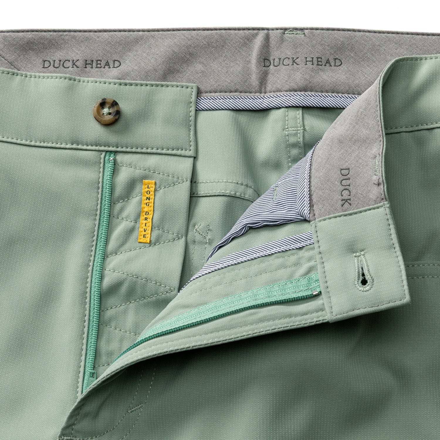 Long Drive Performance Five-Pocket - Spring Olive