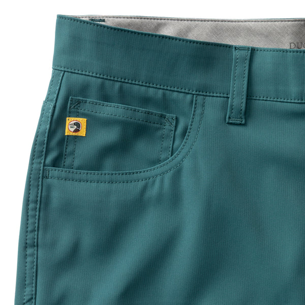 Long Drive Performance Five-Pocket - Midnight Teal