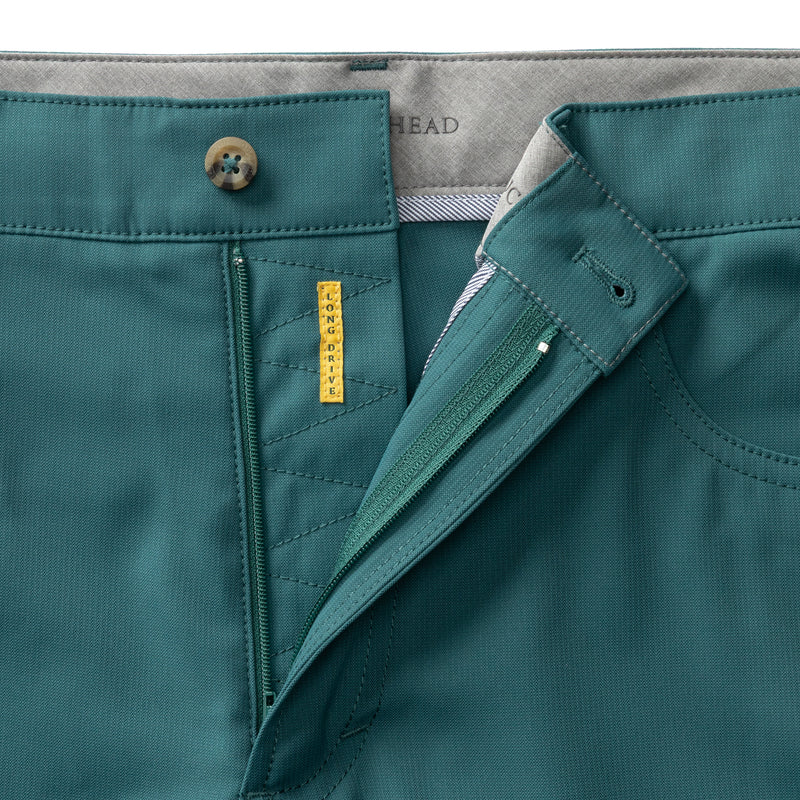 Long Drive Performance Five-Pocket - Midnight Teal