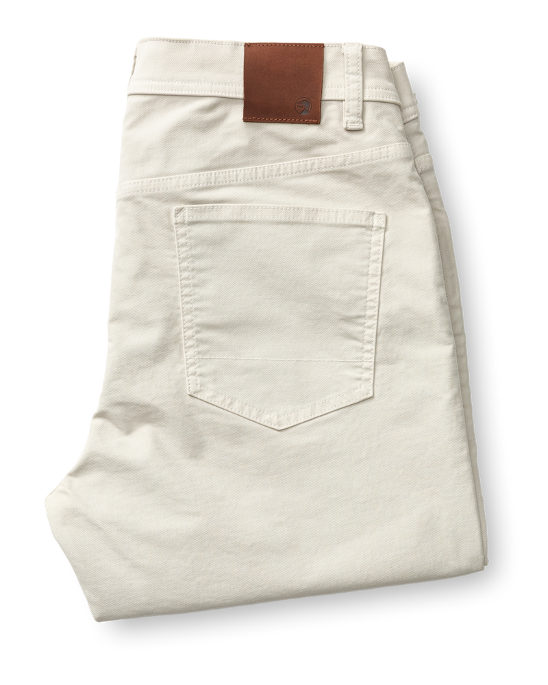 Weldon Garment Dyed Five-Pocket - Stone