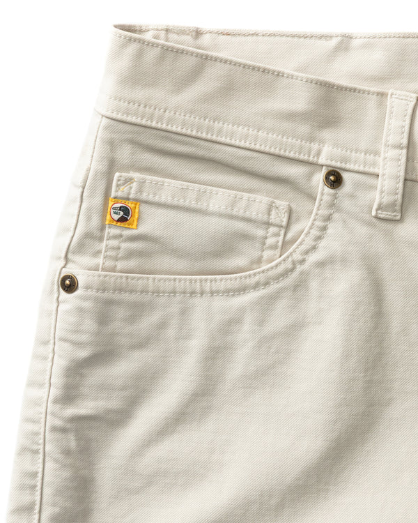 Weldon Garment Dyed Five-Pocket - Stone