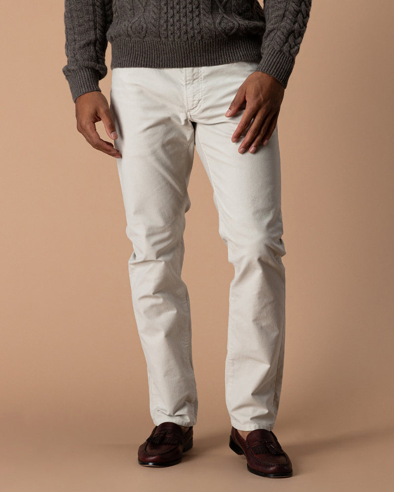 Weldon Garment Dyed Five-Pocket - Stone