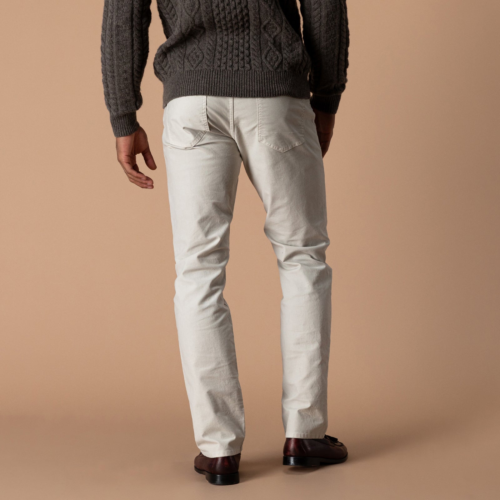 Weldon Garment Dyed Five-Pocket - Stone