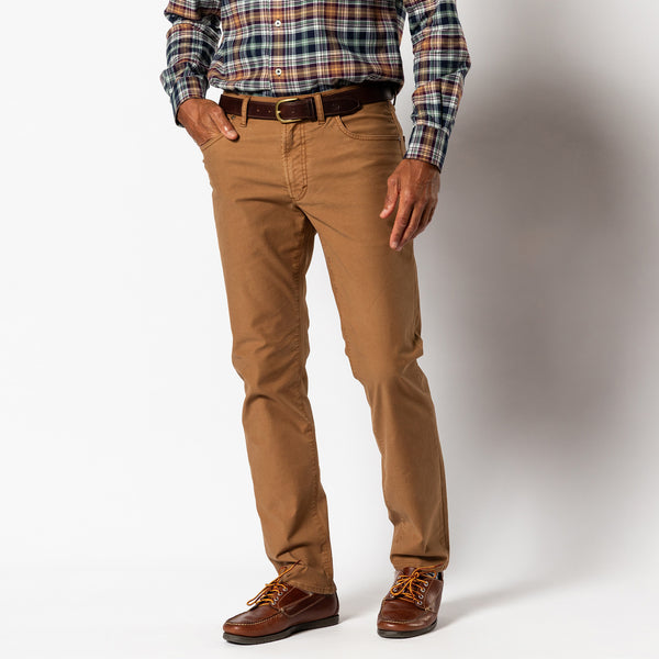 Weldon Garment Dyed Five-Pocket - Buckskin