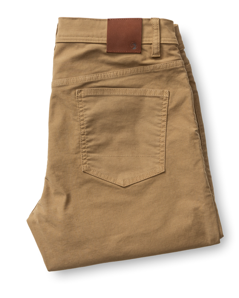 Weldon Garment Dyed Five-Pocket - Rustic Brown