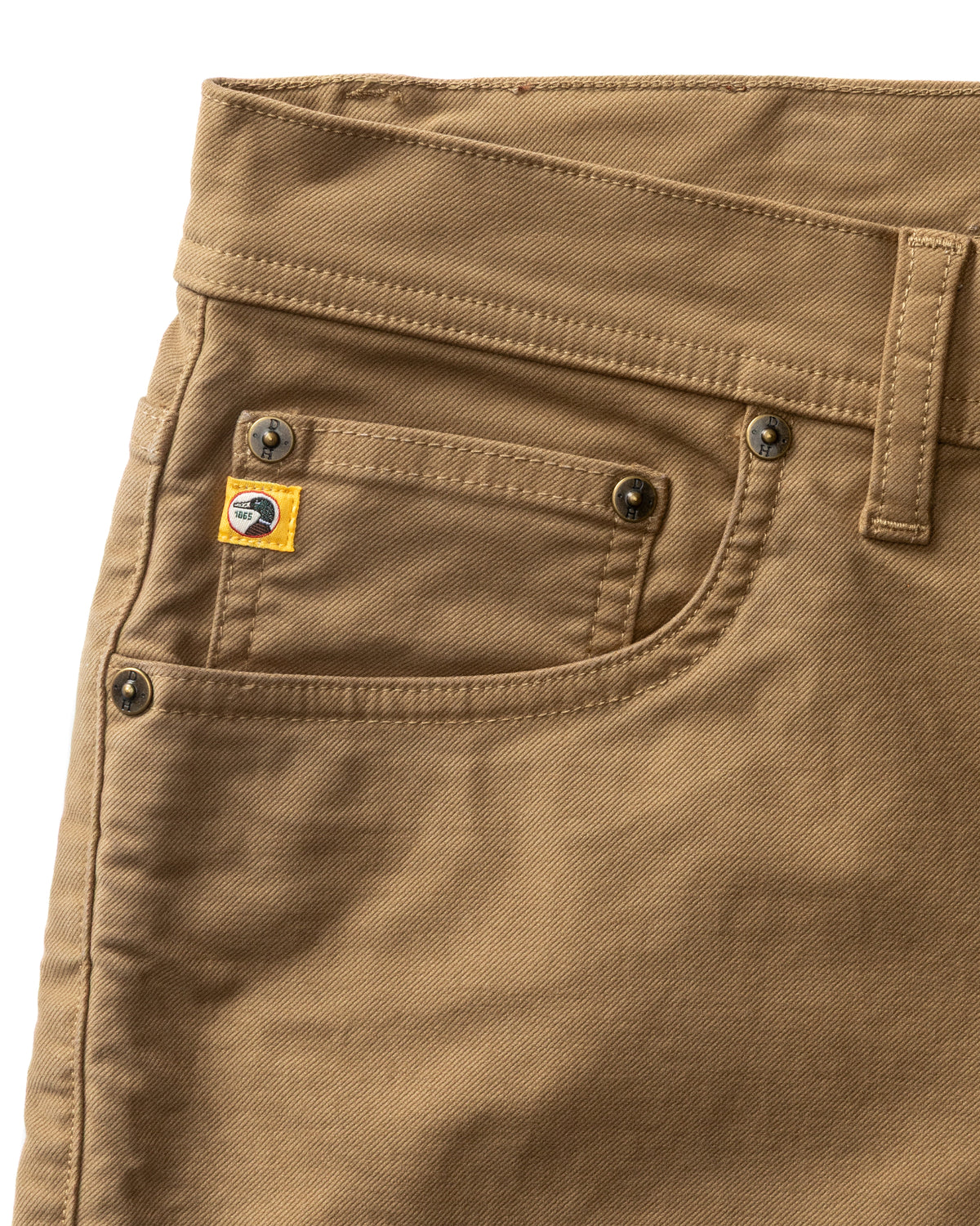 Weldon Garment Dyed Five-Pocket - Rustic Brown