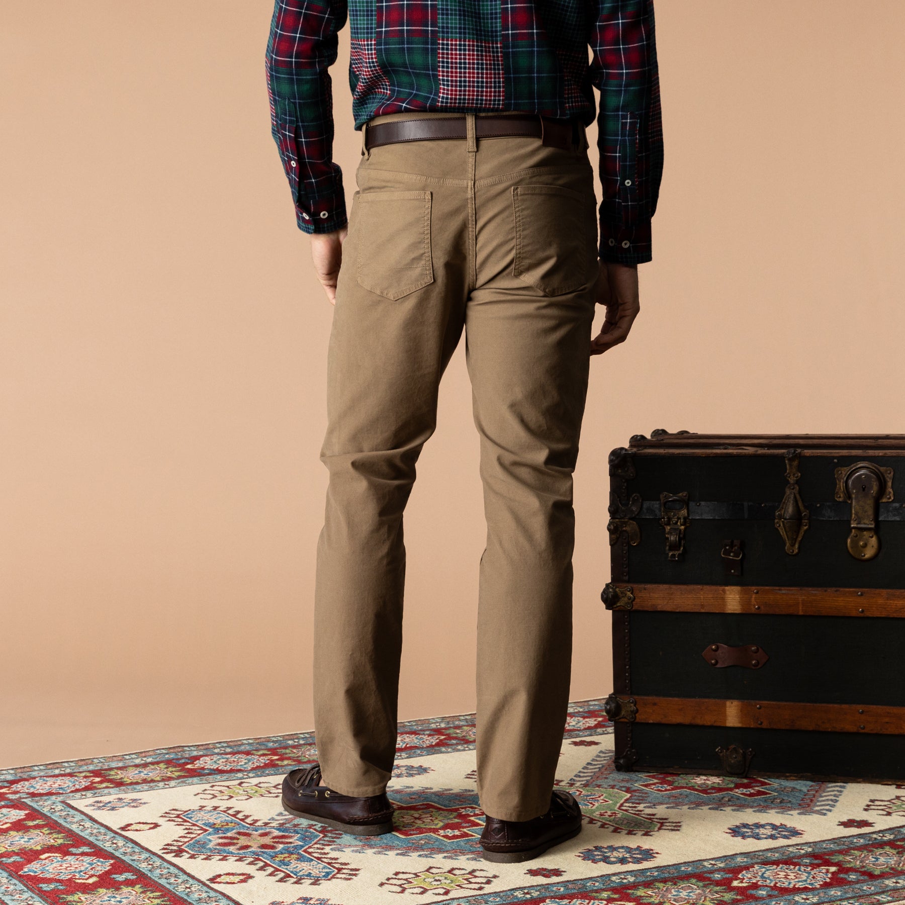 Weldon Garment Dyed Five-Pocket - Rustic Brown