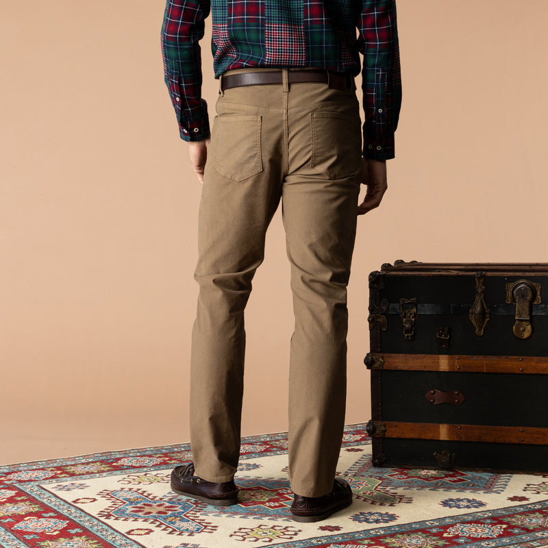 Weldon Garment Dyed Five-Pocket - Rustic Brown