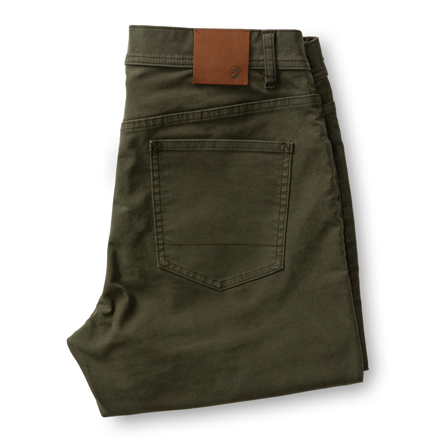 Weldon Garment Dyed Five-Pocket - Deep Olive