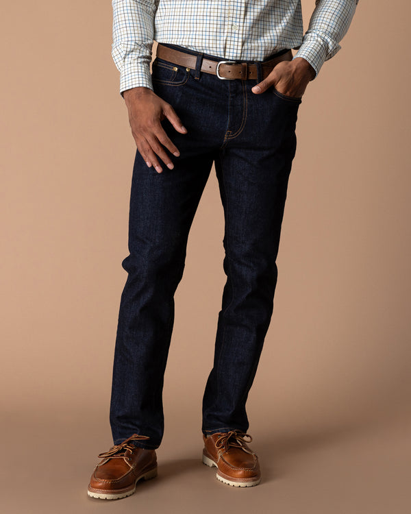 Classic Straight Denim - Rinse Wash