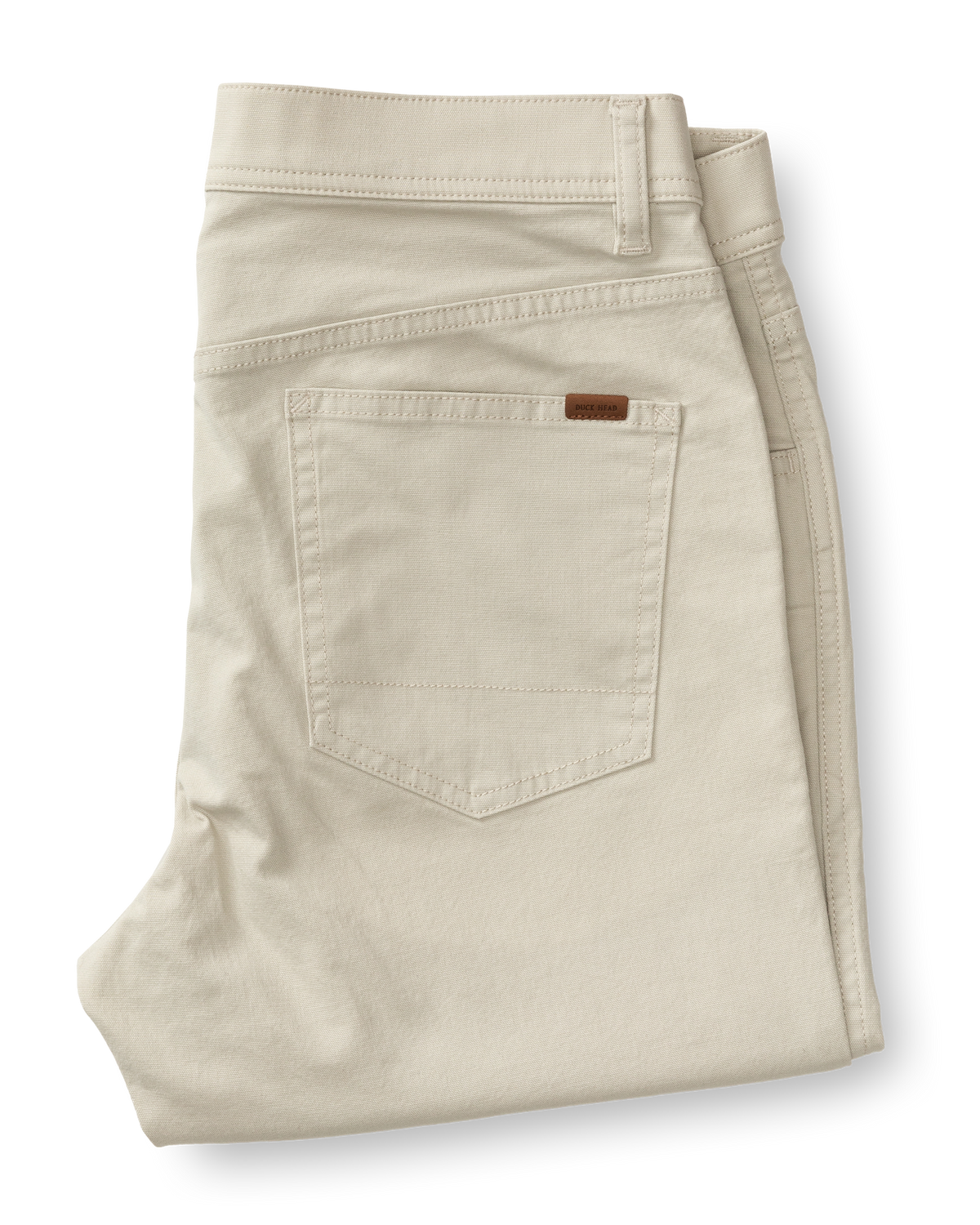 Slim Fit Pinpoint Canvas Five-Pocket - Stone