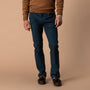 Slim Fit Pinpoint Canvas Five-Pocket - Midnight Navy