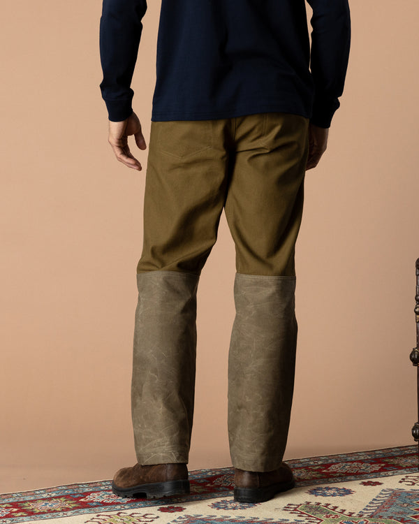 Waxed Duck Canvas Briar Pant - Olivewood