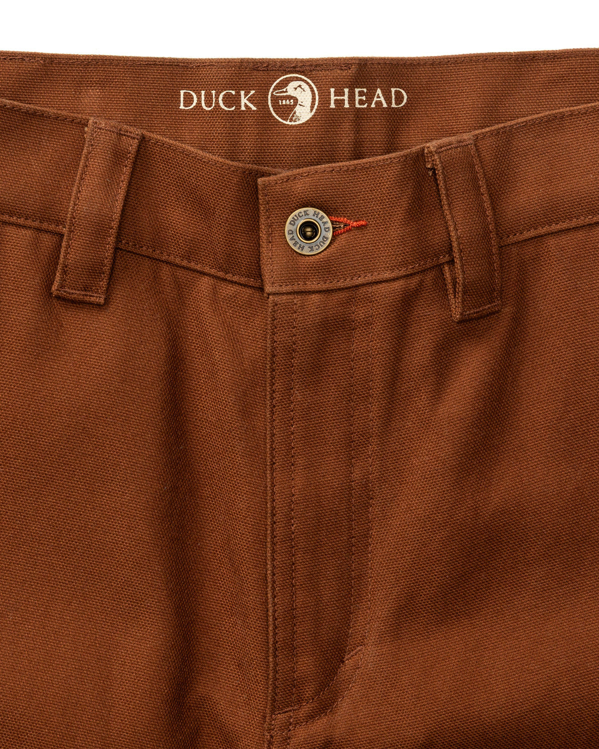 Waxed Duck Canvas Briar Pant - Nutmeg Brown