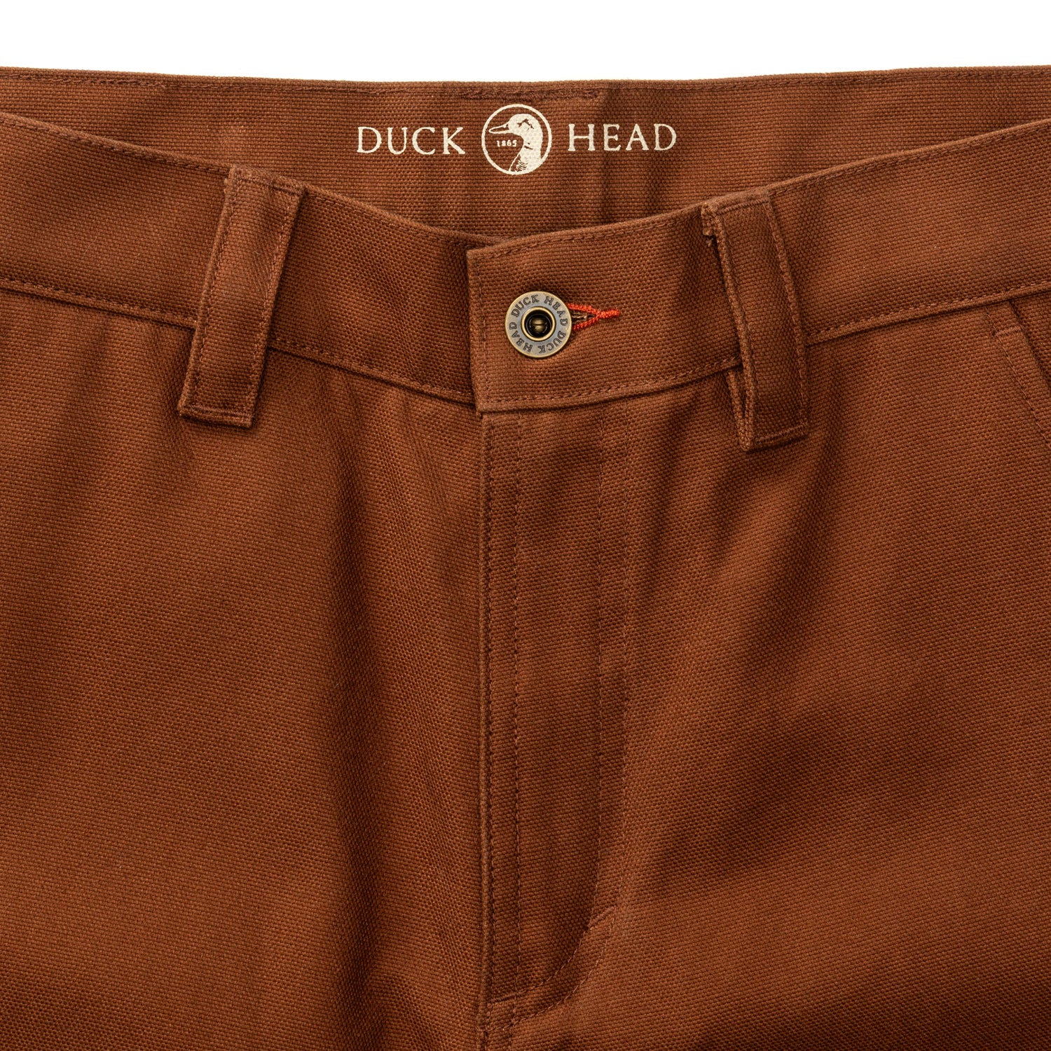 Waxed Duck Canvas Briar Pant - Nutmeg Brown