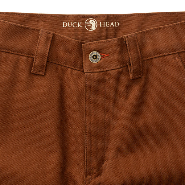 Waxed Duck Canvas Briar Pant - Nutmeg Brown