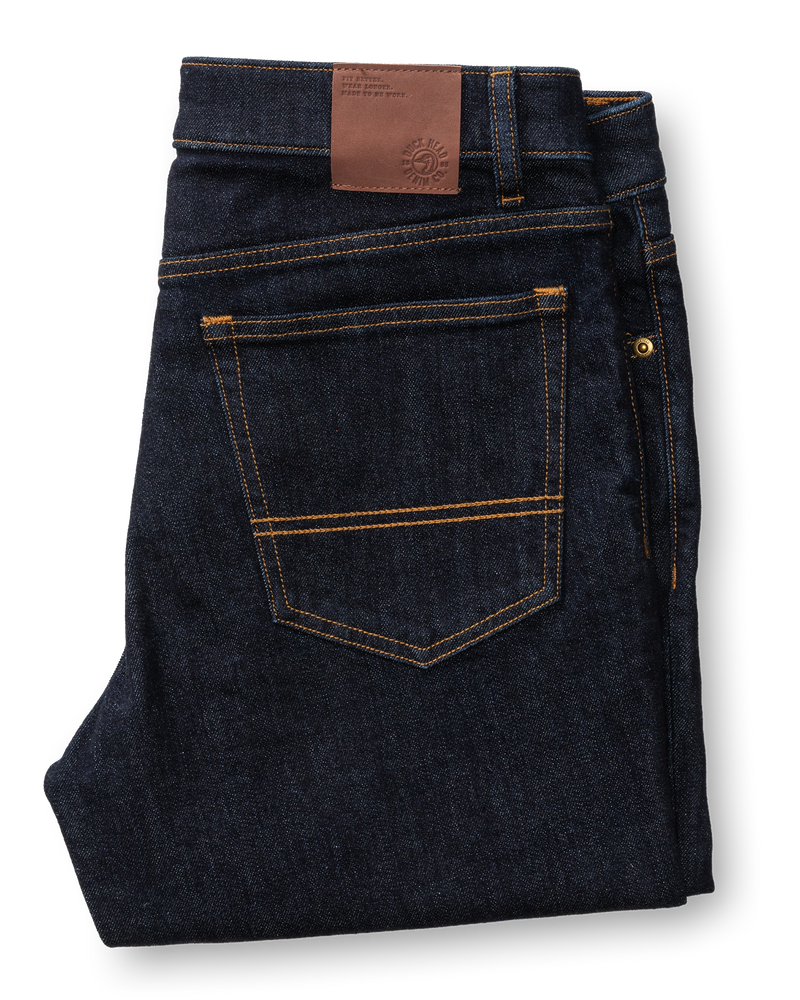 Slim Straight Denim - Rinse Wash