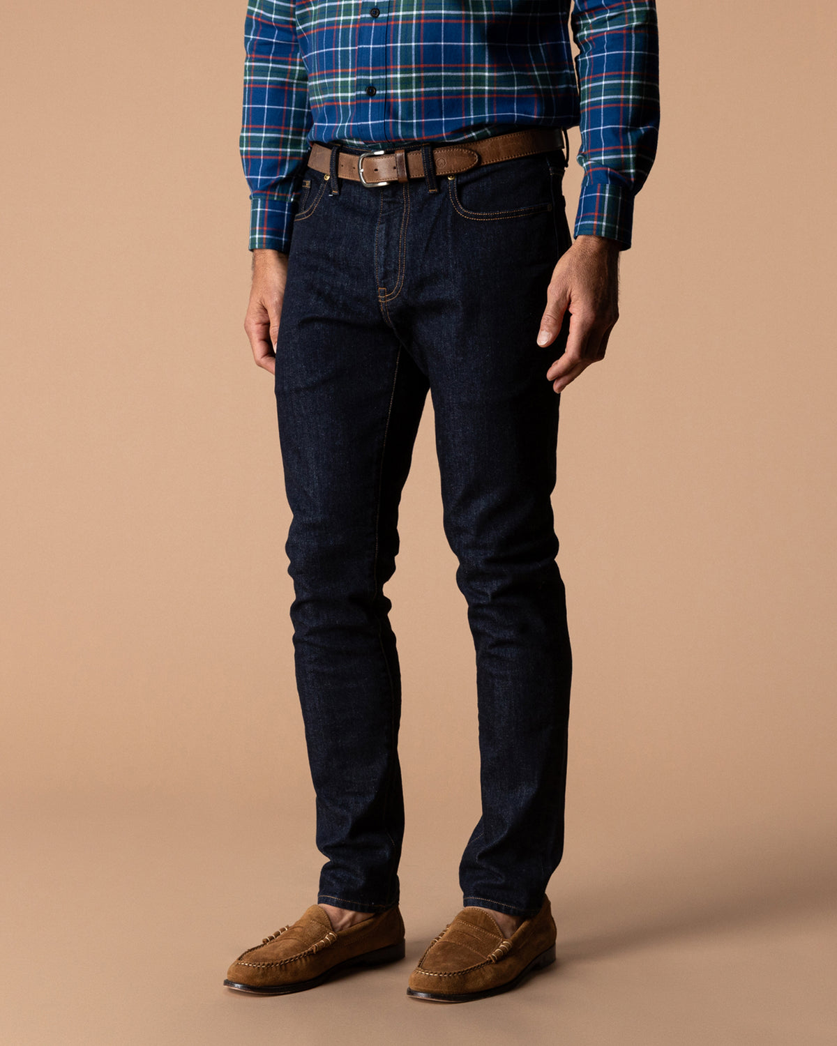 Slim Straight Denim - Rinse Wash