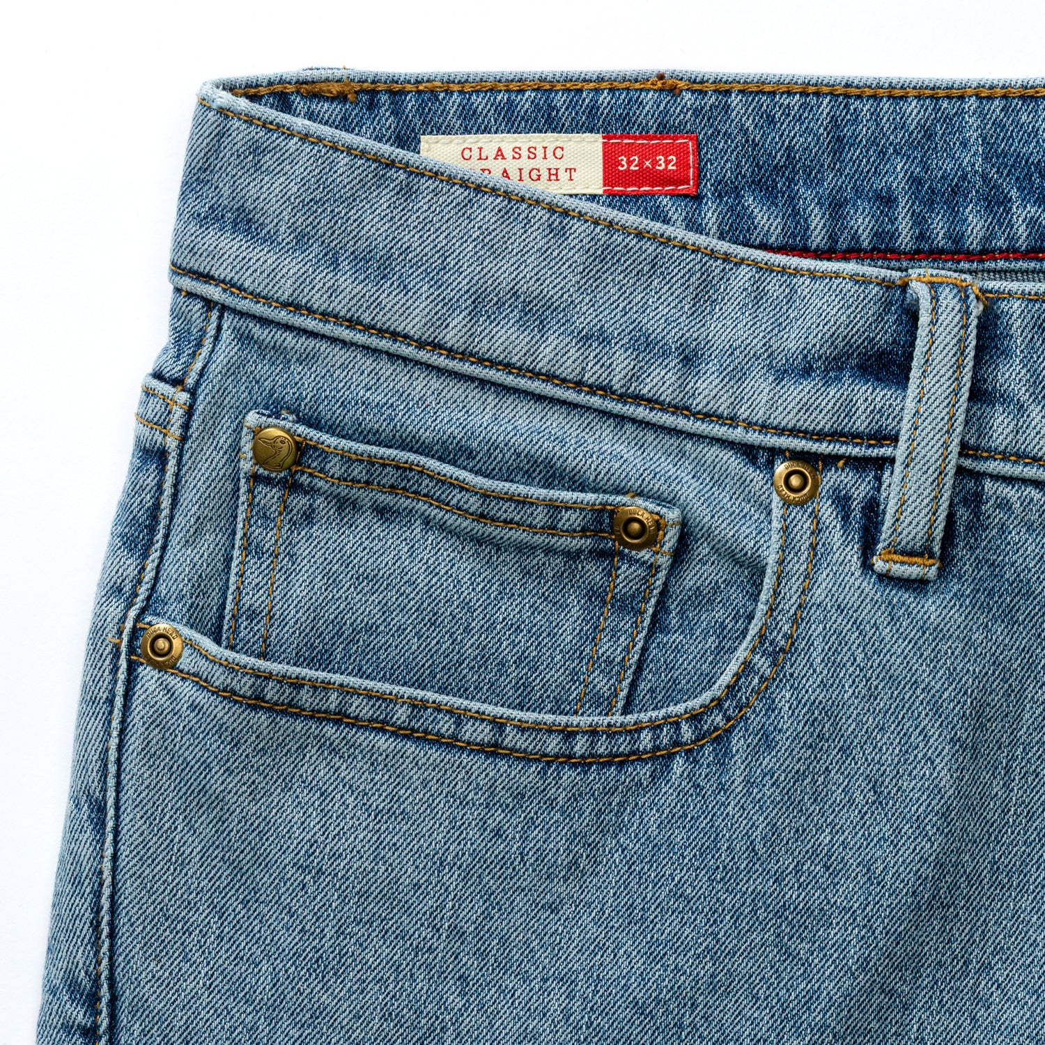 Classic Straight Denim - Light Wash