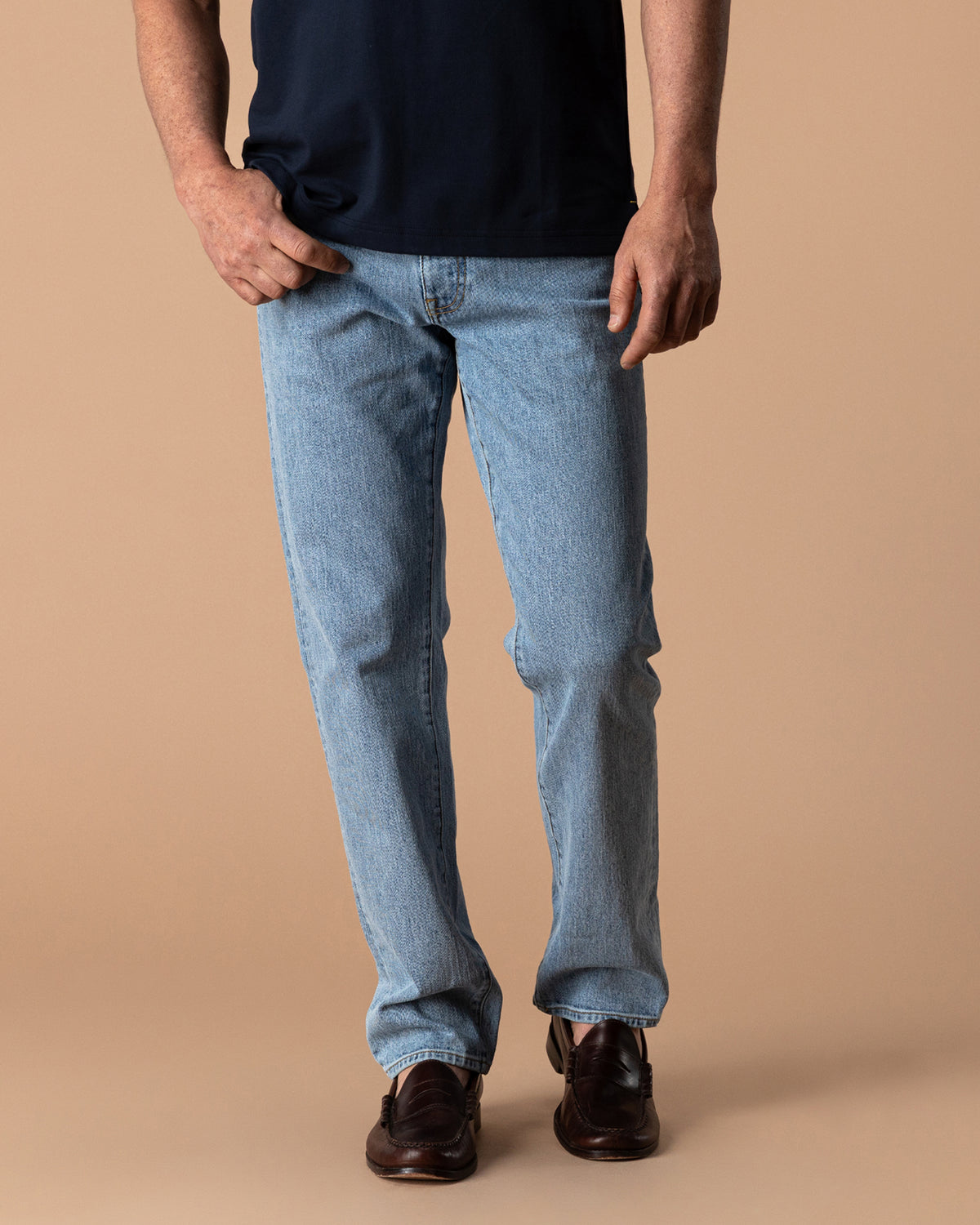 Classic Straight Denim - Light Wash