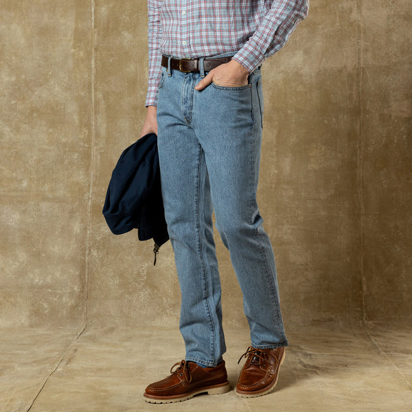 Classic Straight Denim - Light Wash