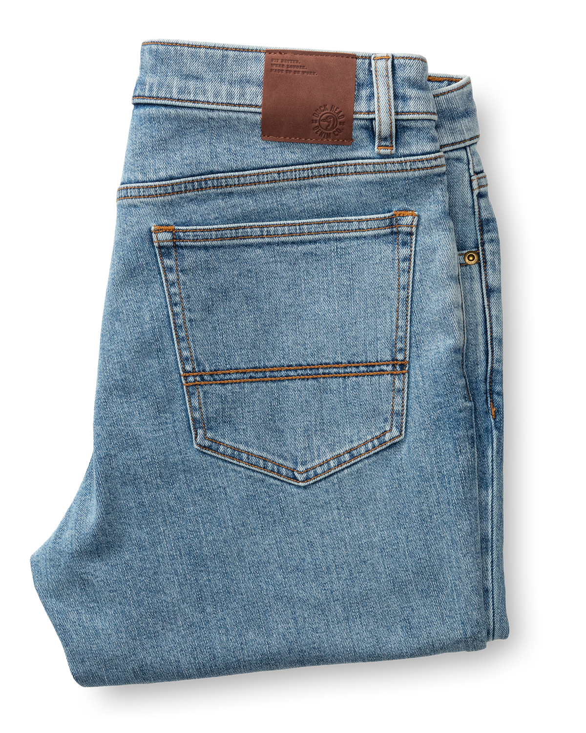 Slim Straight Denim - Light Wash
