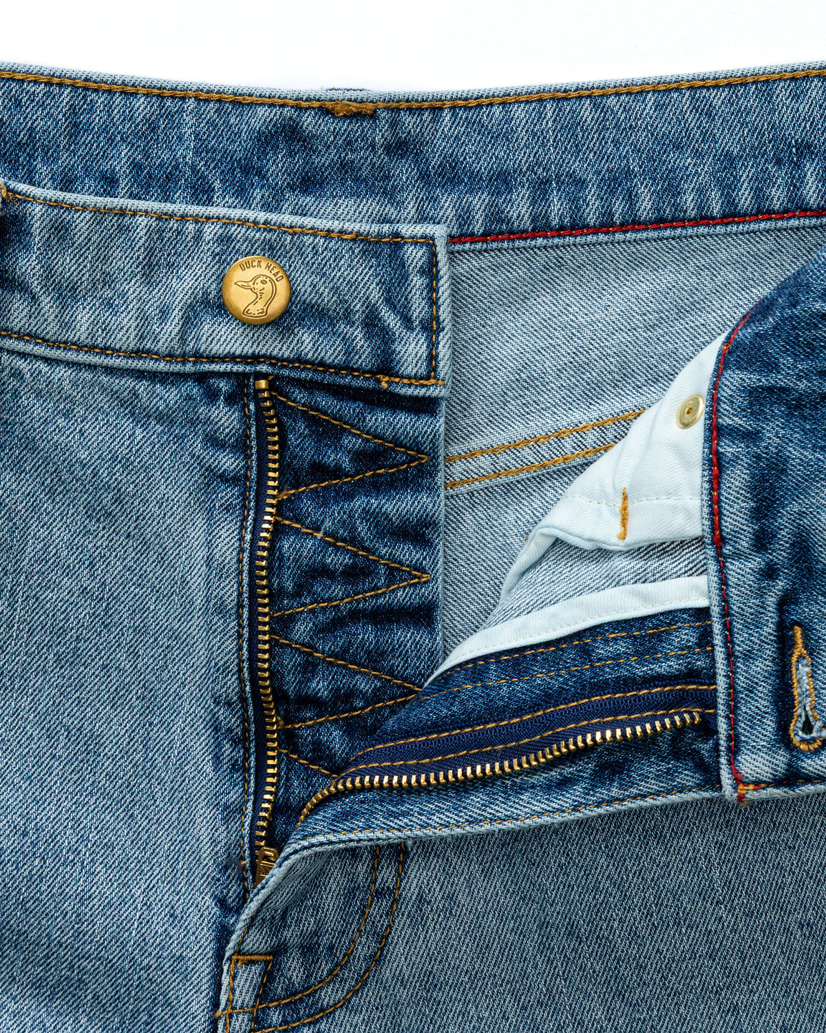 Slim Straight Denim - Light Wash