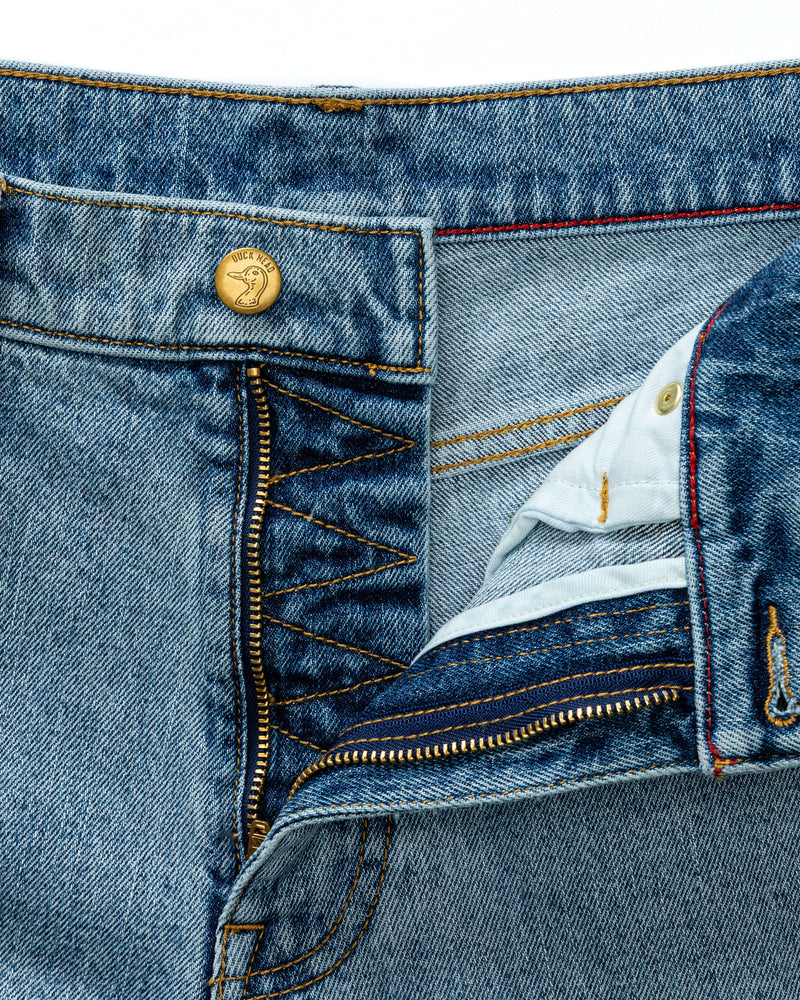 Slim Straight Denim - Light Wash