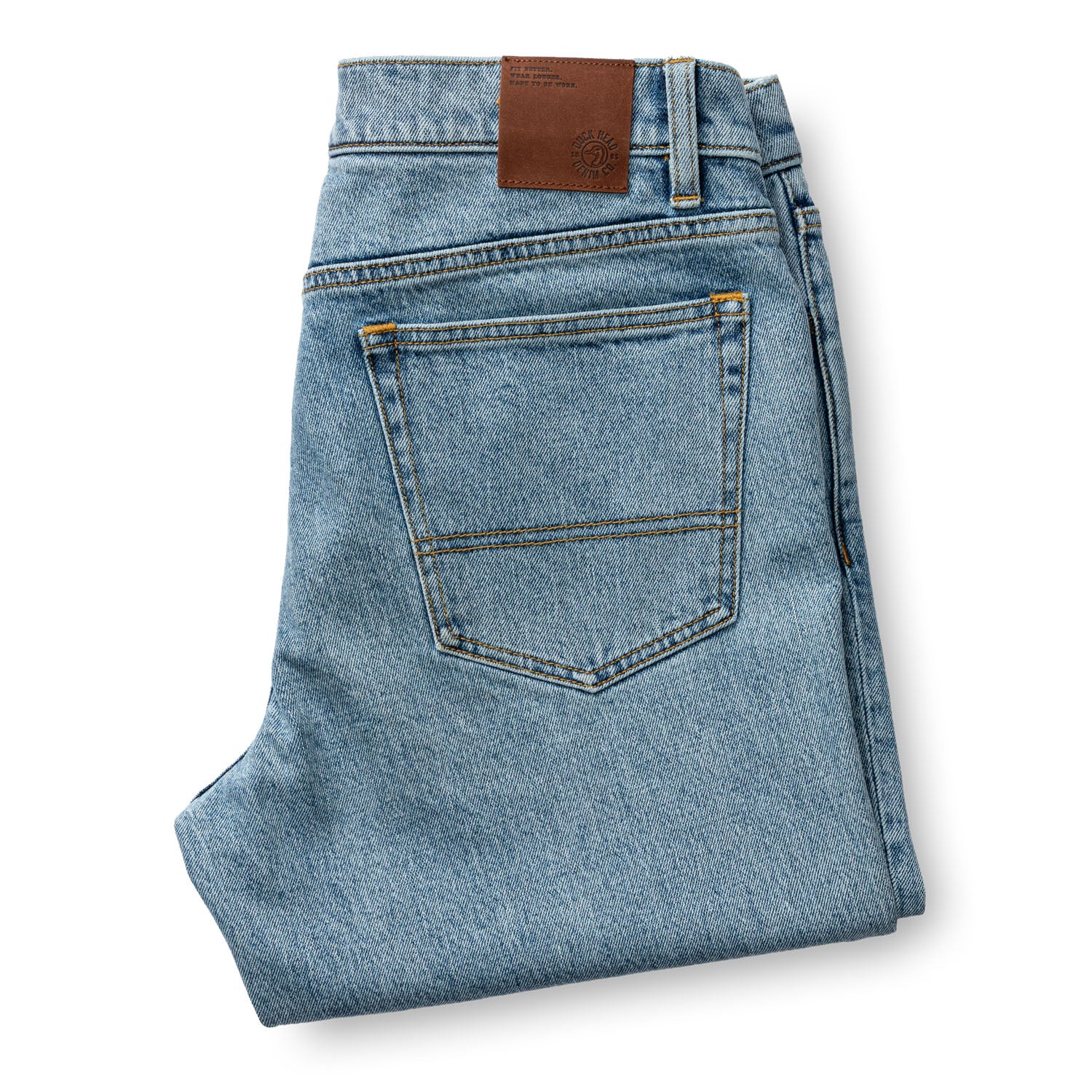 Slim Straight Denim - Light Wash