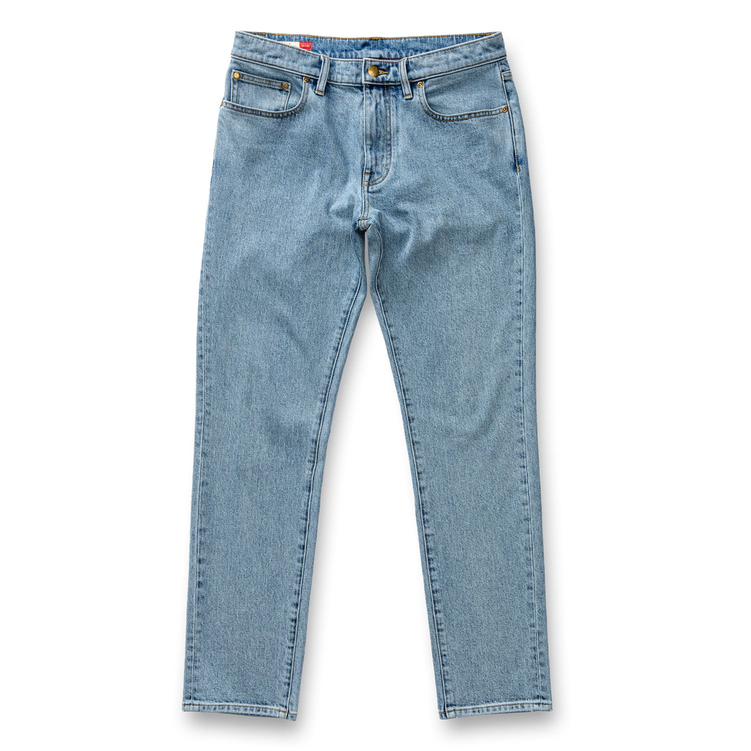 Slim Straight Denim - Light Wash