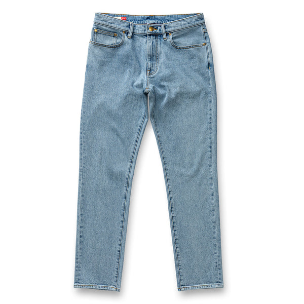 Slim Straight Denim - Light Wash