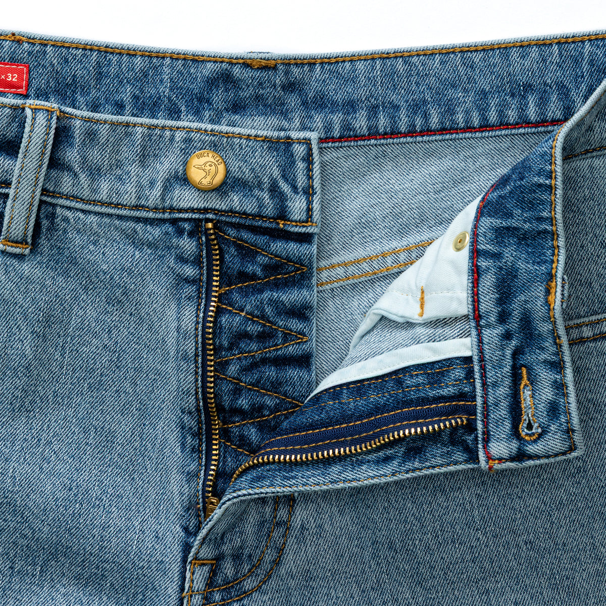 Slim Straight Denim - Light Wash