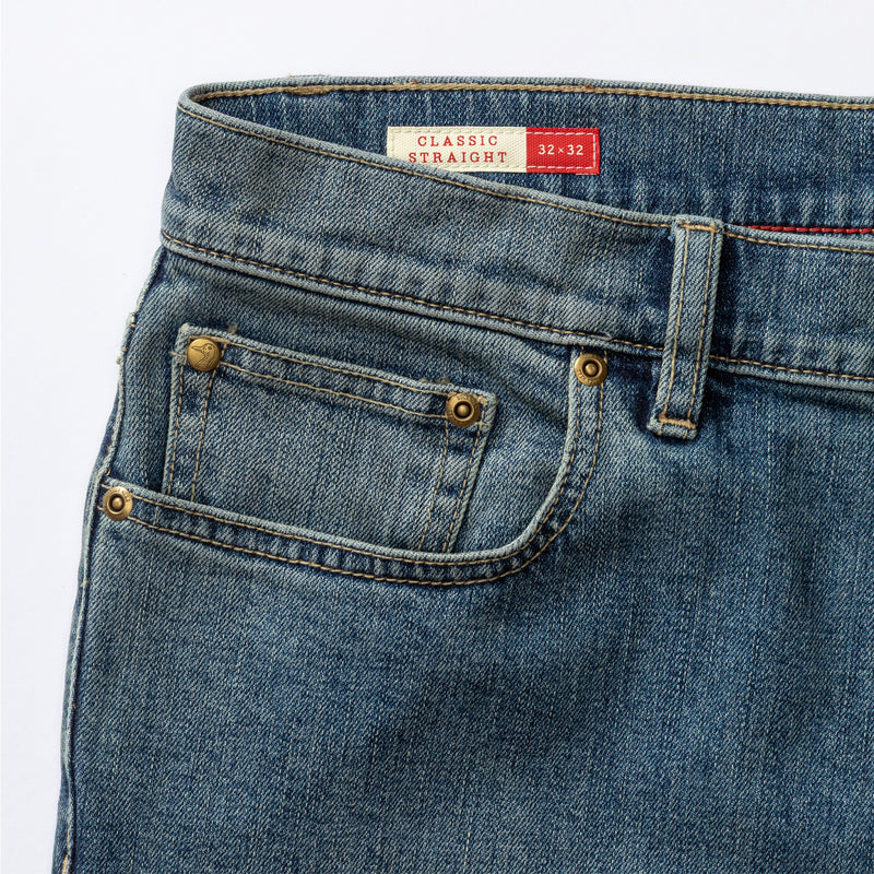 Classic Straight Denim - Vintage Wash
