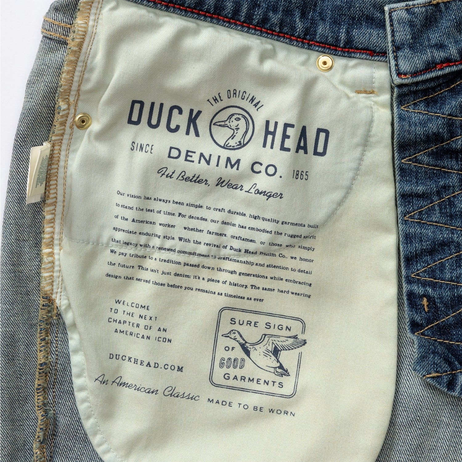 Classic Straight Denim - Vintage Wash