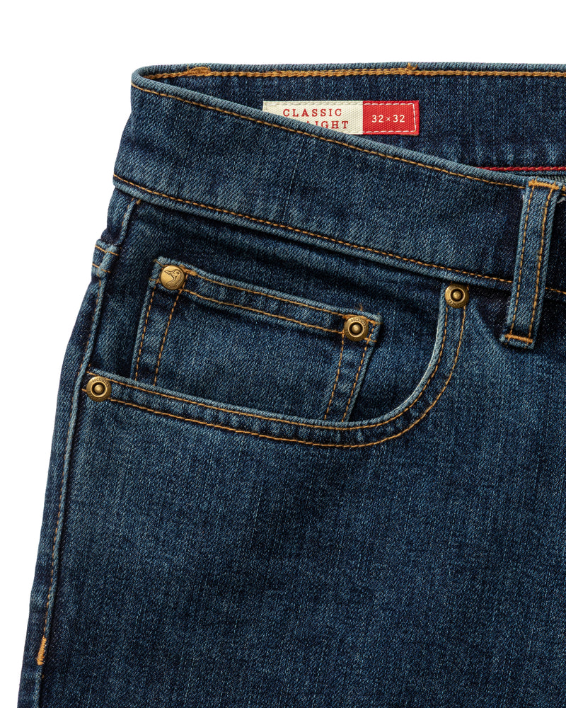 Classic Straight Denim - Medium Wash
