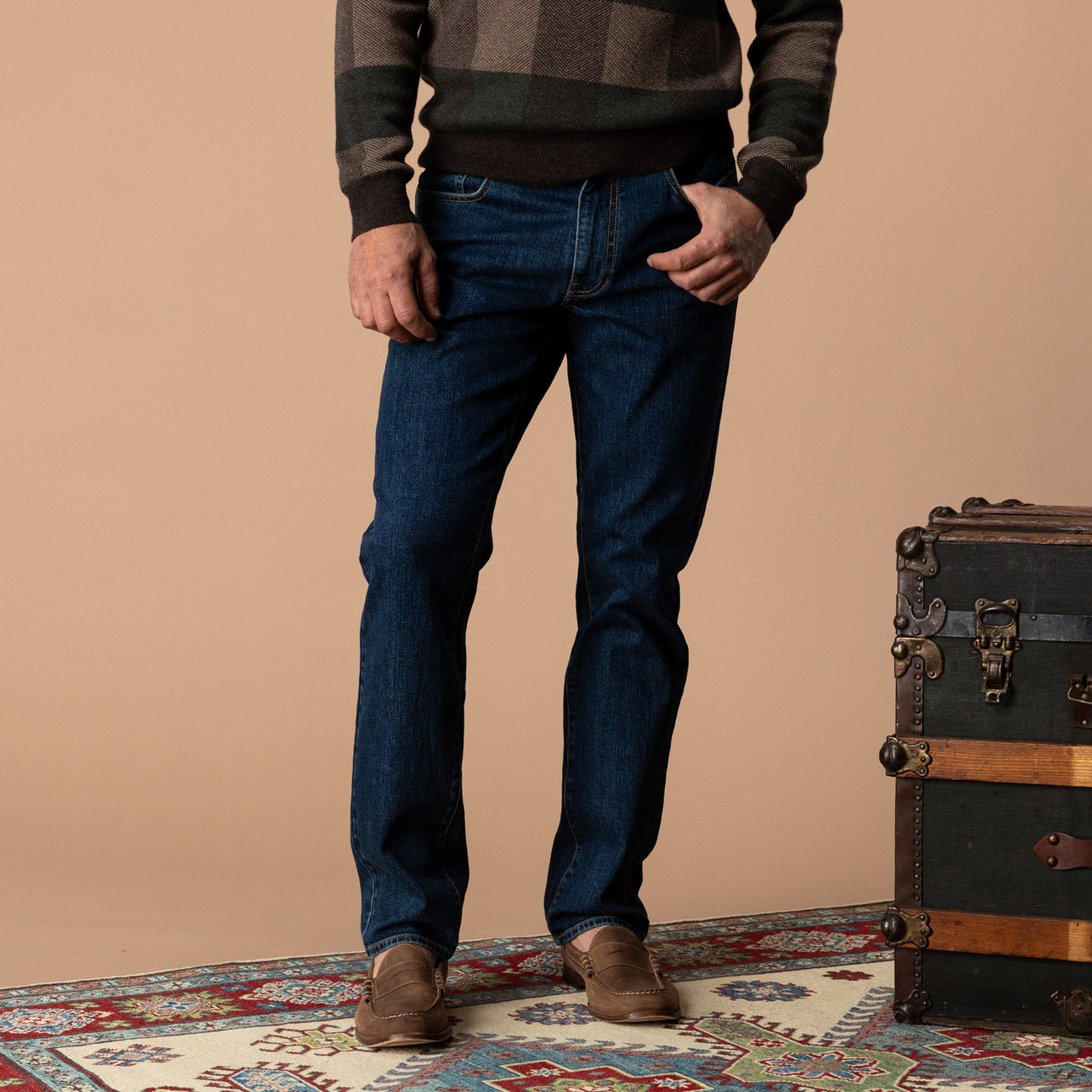 Classic Straight Denim - Medium Wash