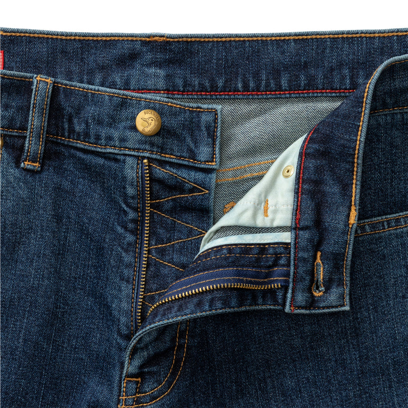 Slim Straight Denim - Medium Wash
