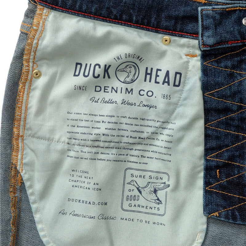 Slim Straight Denim - Medium Wash