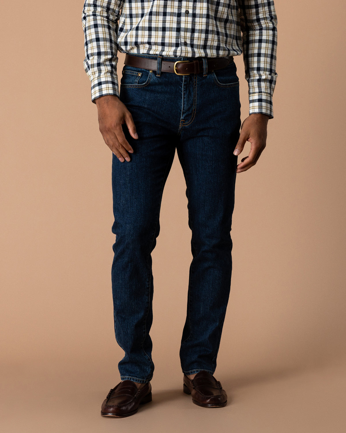 Slim Straight Denim - Medium Wash