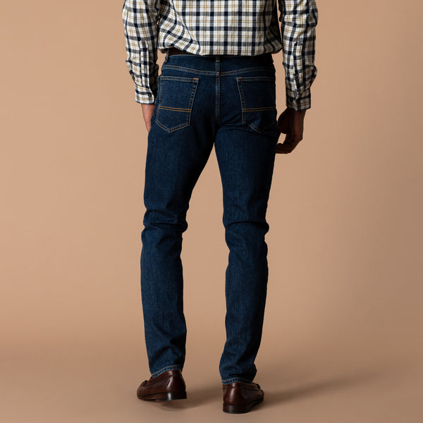 Slim Straight Denim - Medium Wash