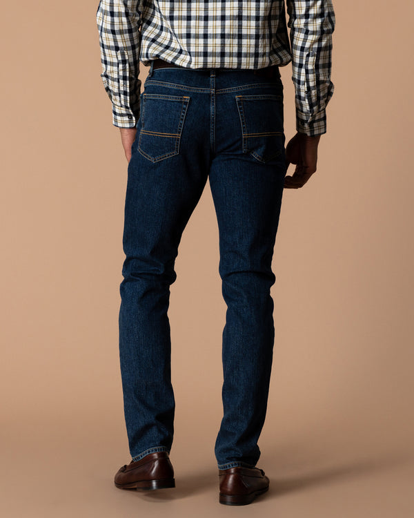Slim Straight Denim - Medium Wash