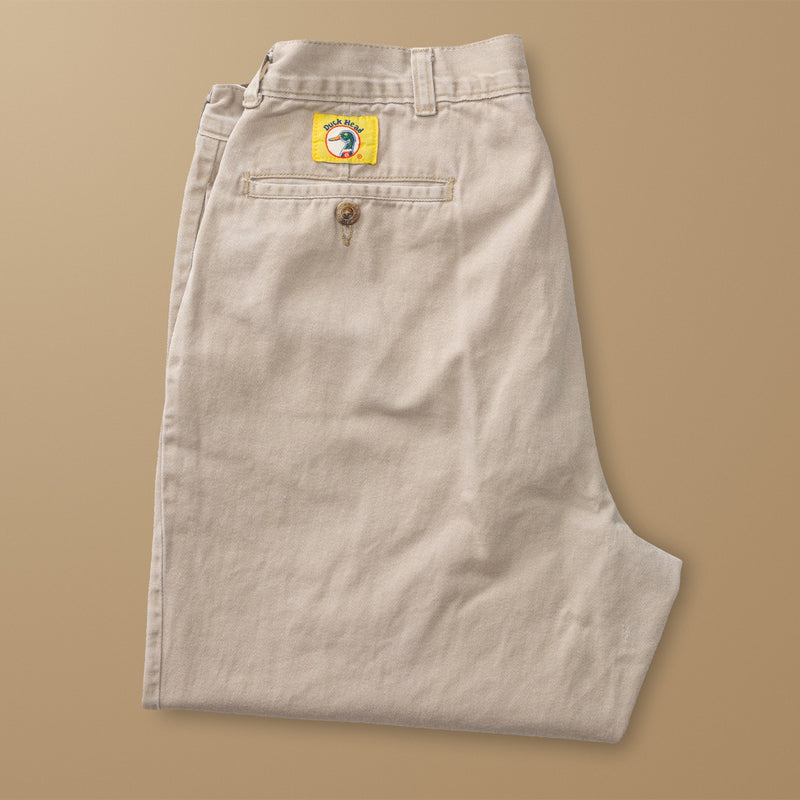 Khaki Pleated Chino 34W/30L