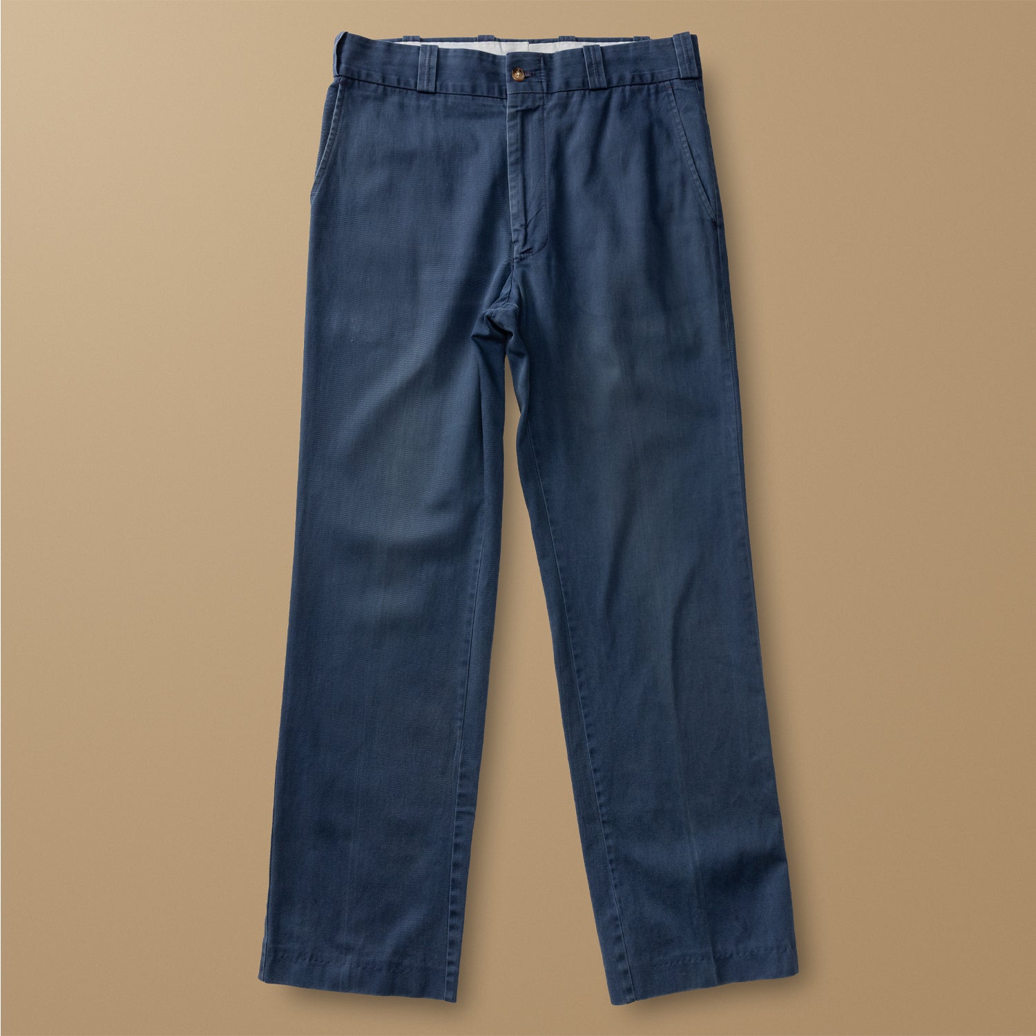 Blue Pleated Chino - 30W/34L