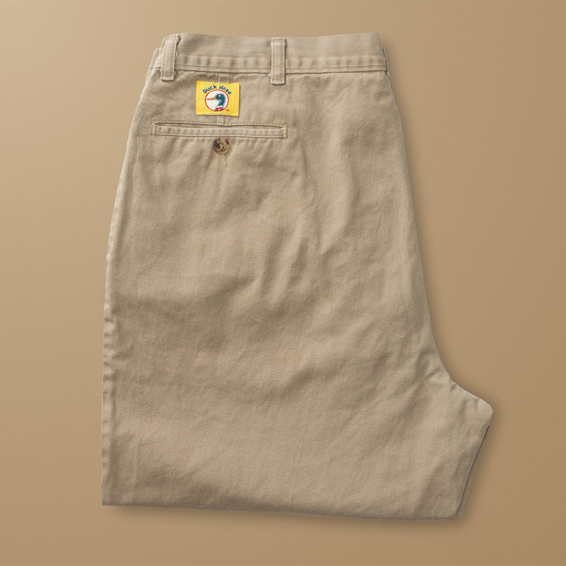 Khaki Pleated Chino 42W/32L