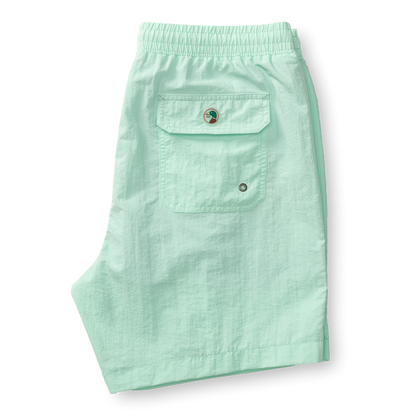 6" Sailport Swim Short - Seafoam Green