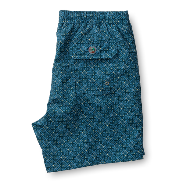 6" Sailport Swim Short - Blue Horizon