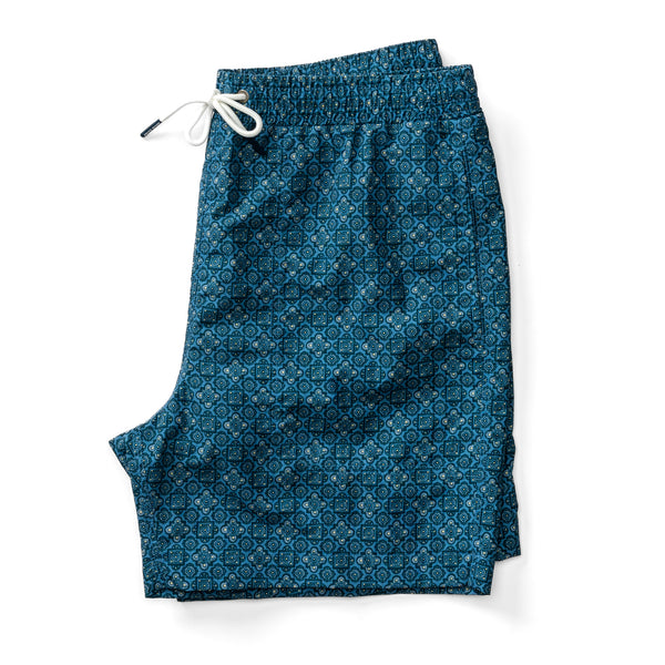 6" Sailport Swim Short - Blue Horizon